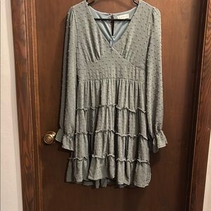 Lush Green Tiered Dress